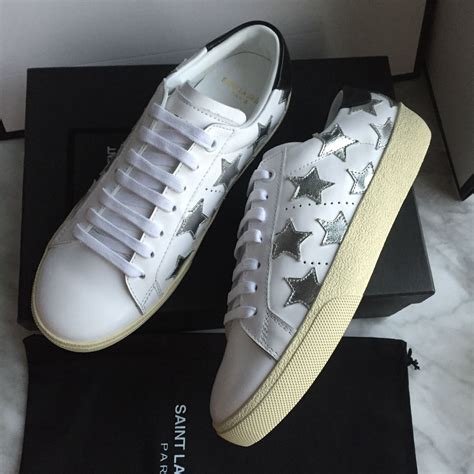 ysl black sneakers women's|saint laurent sneakers women sale.